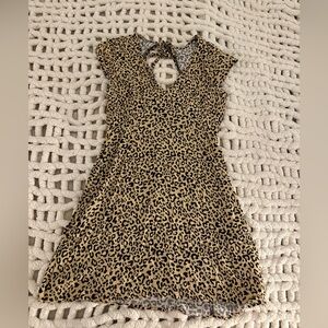 Leopard Print Mini Dress